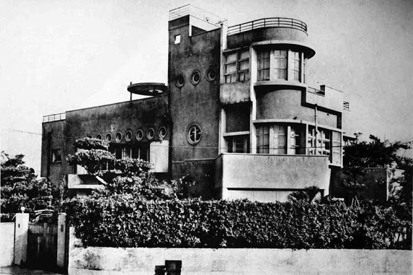 Takahashi Inosuke House 高橋豬之助宅, Taipei, 1934, an example of the Bunriha (Secessionist) 分離派 architecture in Taiwan.