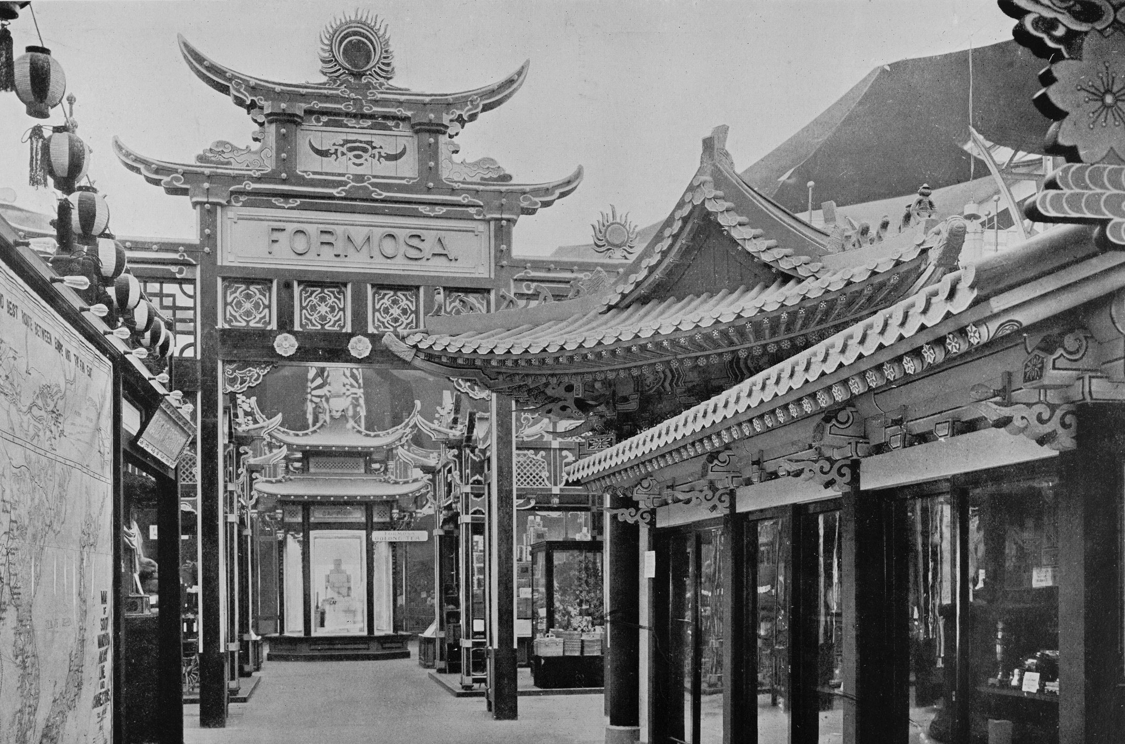 Formosa (Taiwan) Pavilion, Japan-British Exposition, White City, London, 1910.