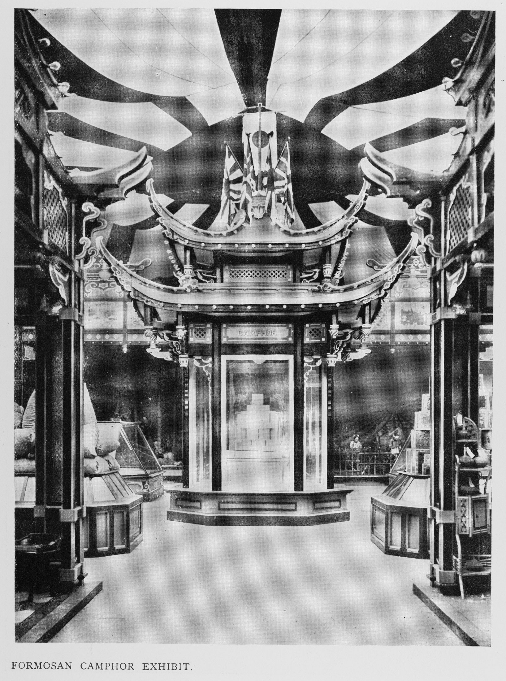 Formosa (Taiwan) Camphor Exhibit, Japan-British Exposition, White City, London, 1910.