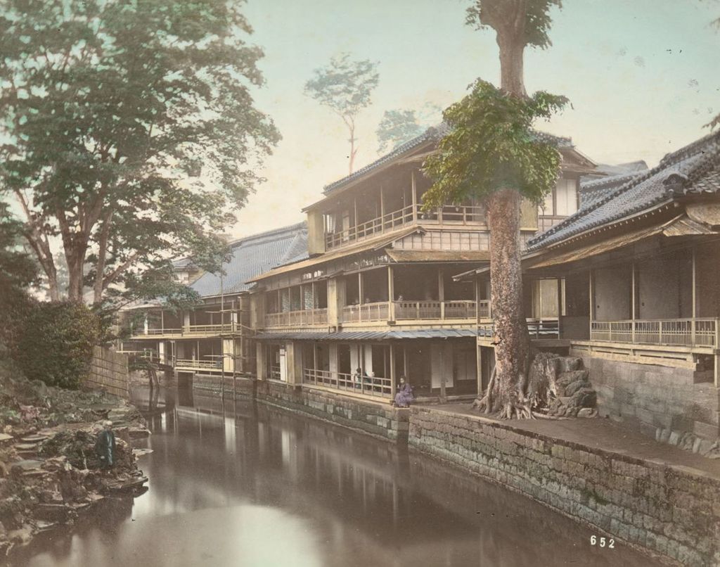 “Oji Tea House at Tokio” New York Public Library Digital Collections.