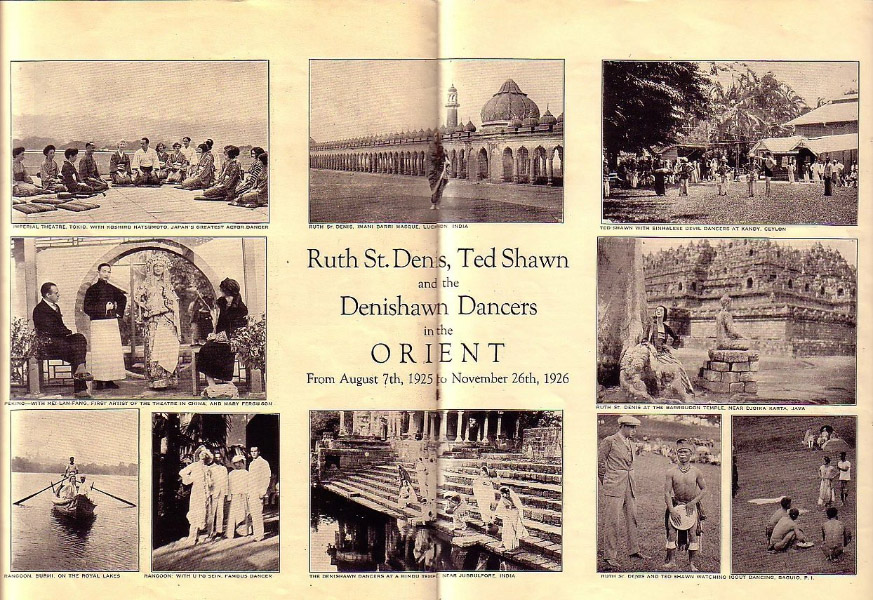 Photographs of Denishawn dancers on tour. Source: Denishawn Collection, The New York Public Library Photographs of Denishawn dancers on tour. Source: Denishawn Collection, The New York Public Library