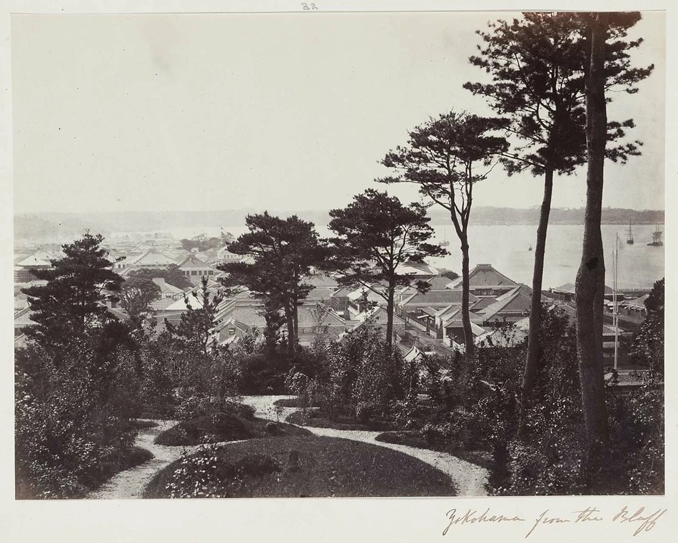 Yokohama from the Bluff - Felice Beato (Italian 1834–1907), 1860s, Museum of Fine Arts Boston
