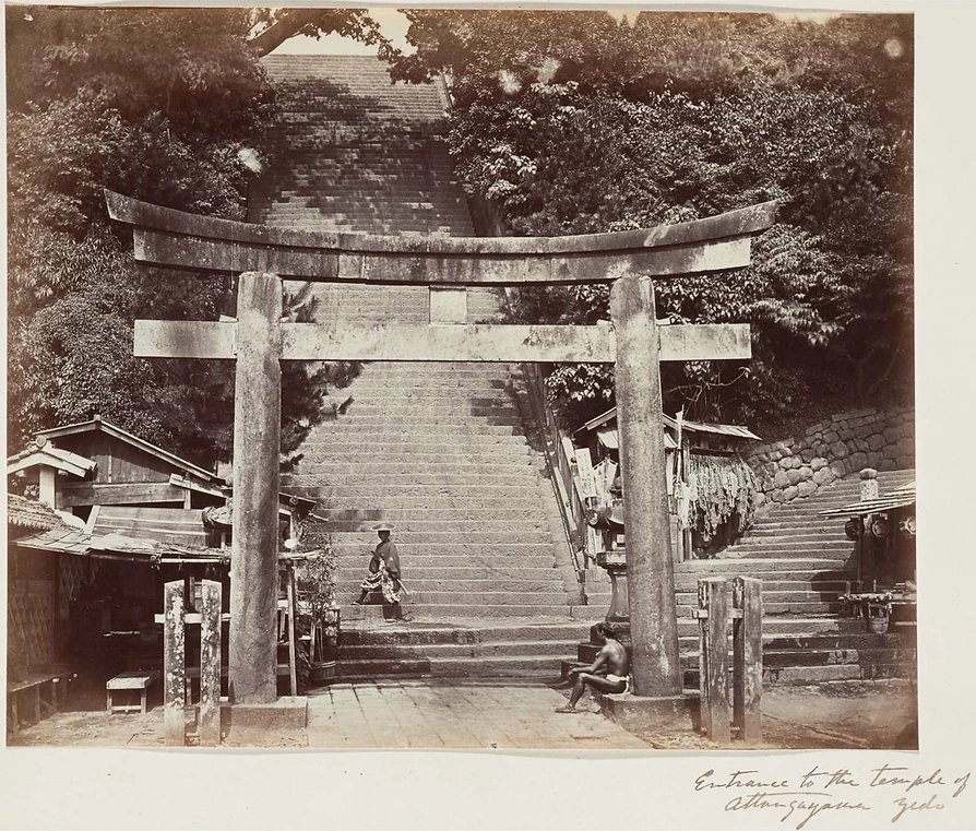 Entrance to the Temple of Attasagaya - Felice Beato (Italian 1834–1907), 1860s, Museum of Fine Arts Boston