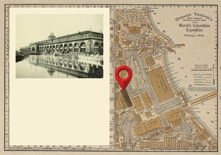 Chicago Tribune Guide Map of the World’s Columbian Exposition