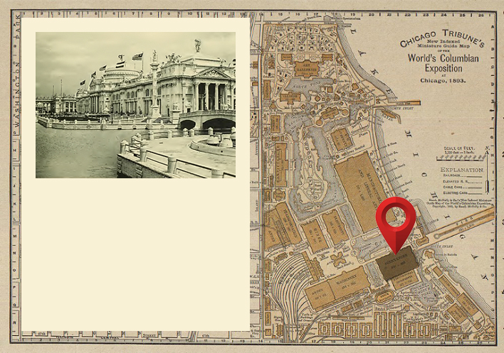Chicago Tribune Guide Map of the World’s Columbian Exposition
