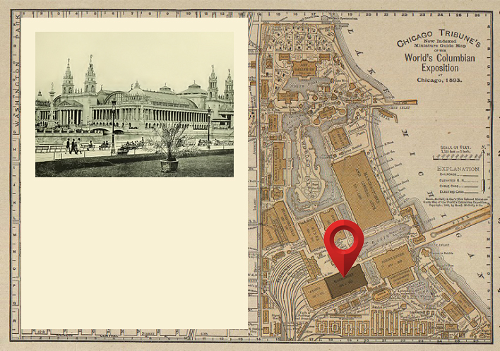 Chicago Tribune Guide Map of the World’s Columbian Exposition