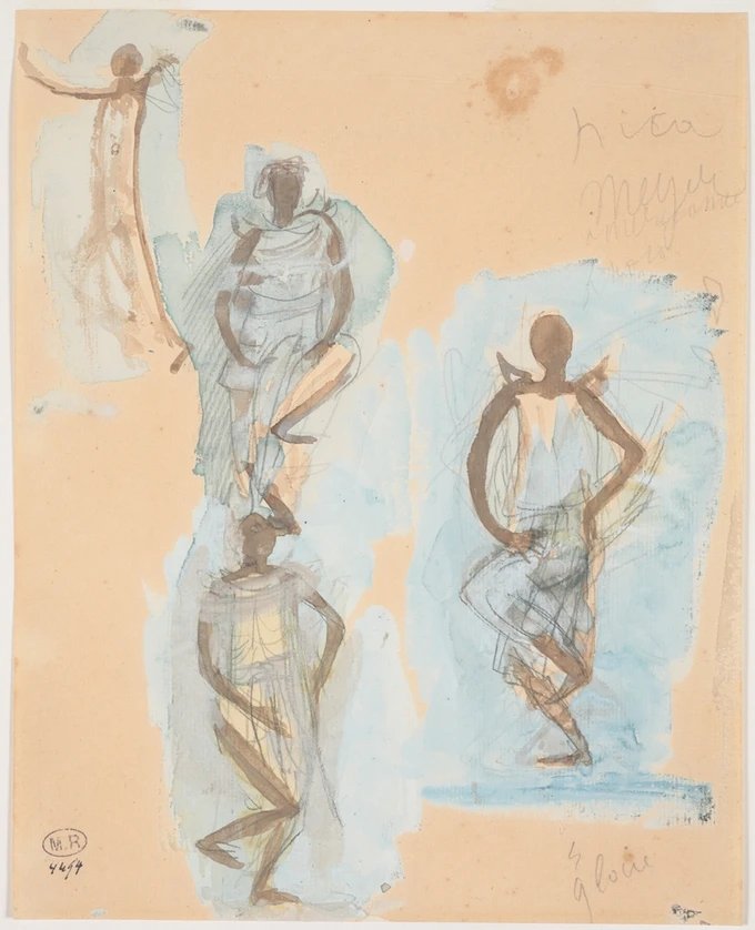 Auguste Rodin - Cambodian Dancers