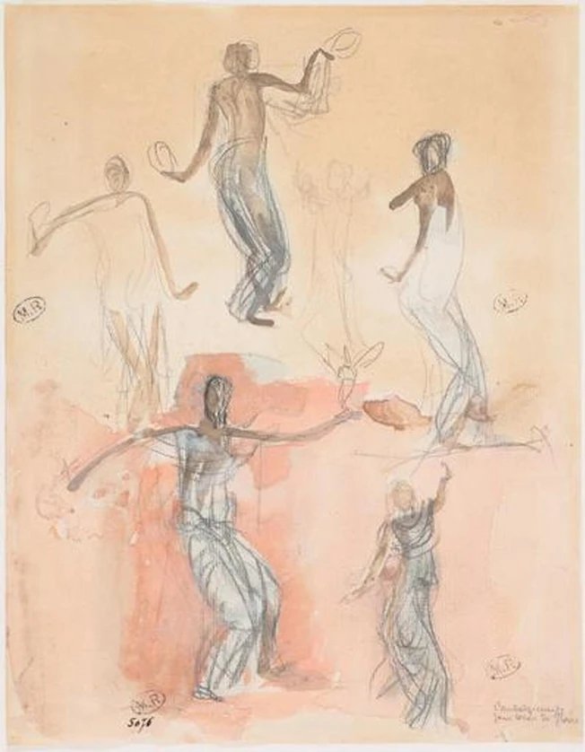 Auguste Rodin - Cambodian Dancers