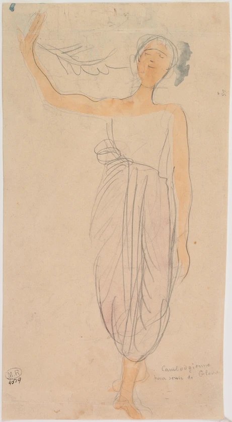 Auguste Rodin - Cambodian Dancers