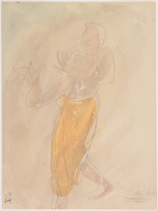Auguste Rodin - Cambodian Dancers