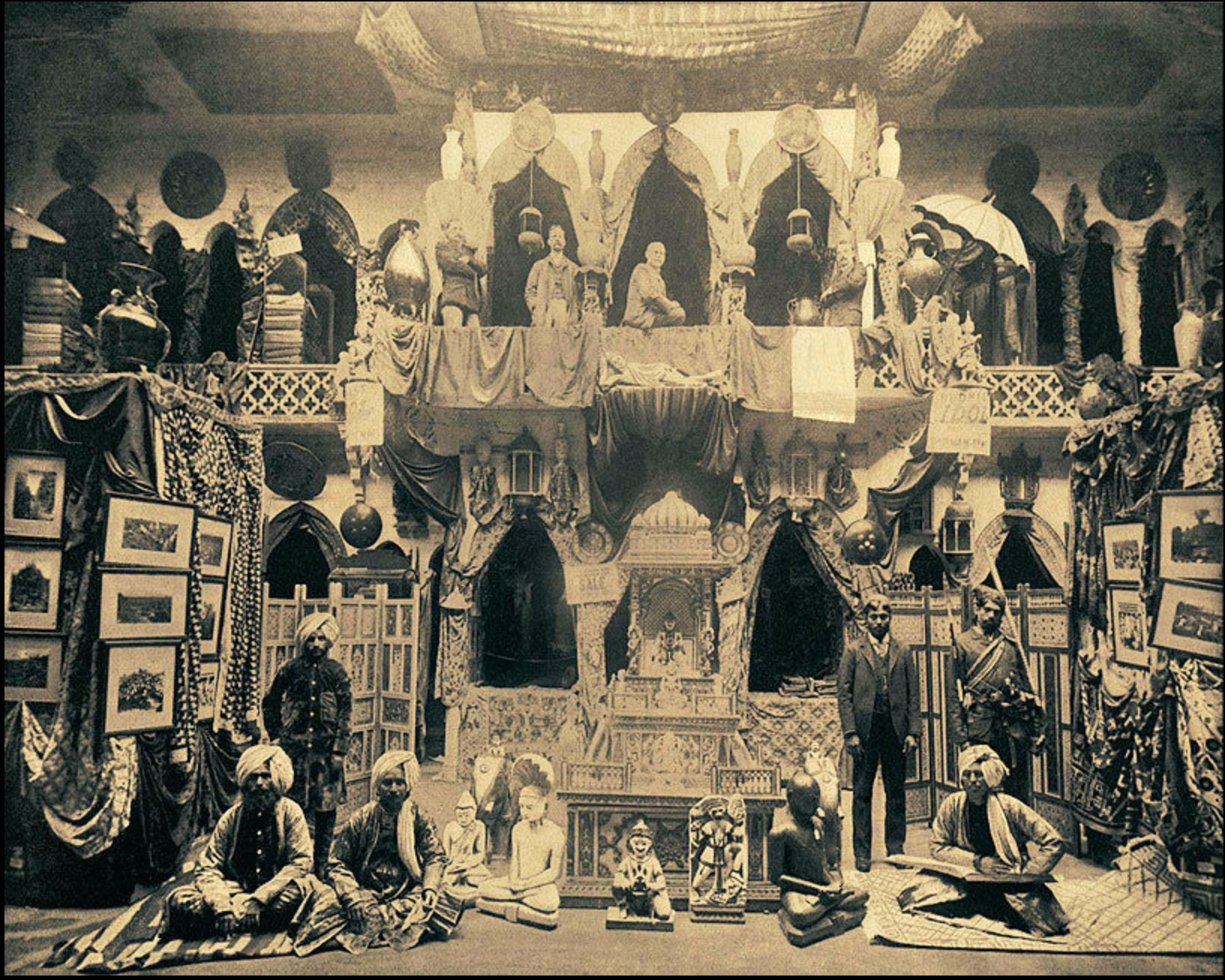 Interior view of the East India Building Columbian Exposition, 1893