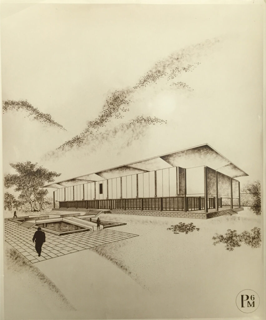 Wang Da-hong, Competition Submission for National Palace Museum 故宮博物院, c. 1961.