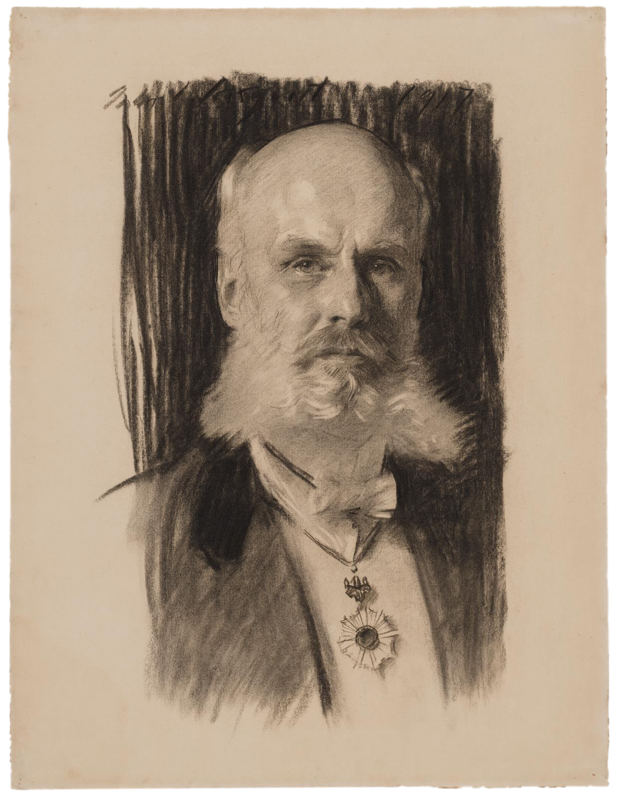 Portrait of William Sturgis Bigelow by John Singer Sargent, 1917. Museum of Fine Arts, Boston, 17.3174. Gift of the Committee on the Museum.