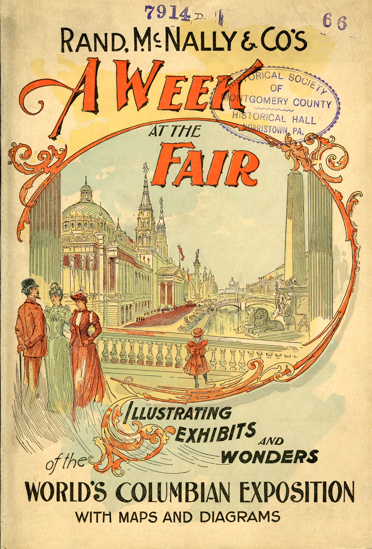 Cover of Rand McNally & Co’s “A Week at the Fair” 1893