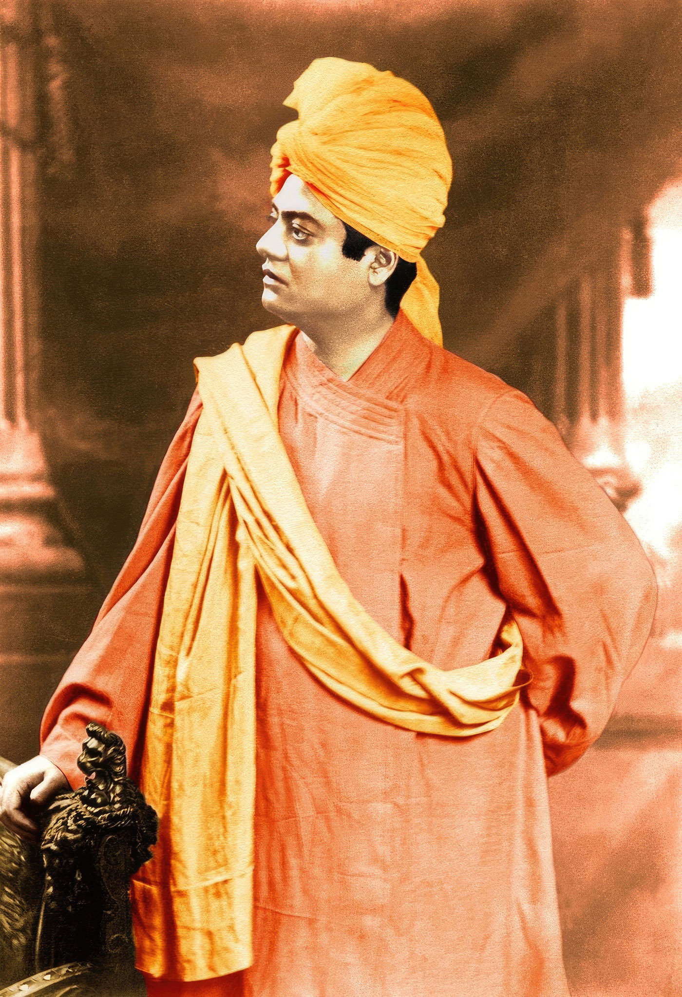 Swami Vivekananda as he appeared during his December 1896 speaking tour in London.