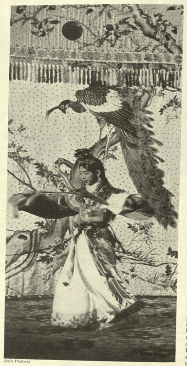 The Goddess Spreads Flowers《天女散花》, Mei Lanfang 梅兰芳, 1917