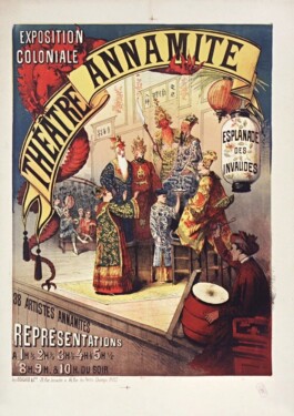 Théâtre Annamite, Esplanade des Invalides 1890 Exposition Coloniale, Paris
