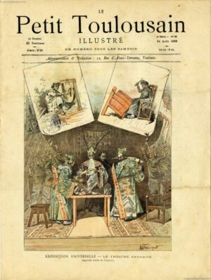 Cover of Le Petit Toulousain Illustré, 24 August 1889.