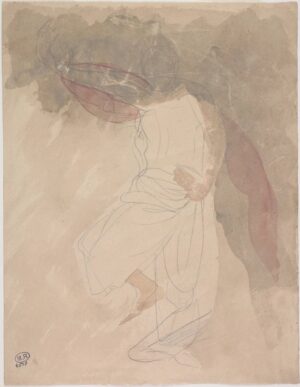 Danseuse cambodgienne de face, Auguste Rodin, July 1906, No. 4413.