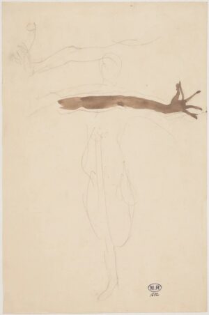 Danseuse cambodgienne, Auguste Rodin, 1906, No. 1632.
