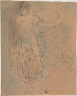 Danseuse cambodgienne, Auguste Rodin, 1906.