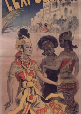 Grevin Museum. Souvenir of the Exhibition ... 1889: [poster] / [Jules Chéret] 1889 Exposition Universelle Paris