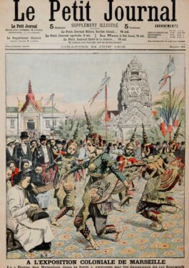 The kinnari dancers of King Sisowath at the 1906 Colonial Exposition in Marseilles.