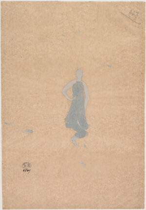Danseuse cambodgienne de face, Auguste Rodin, 1906, No. 4509.