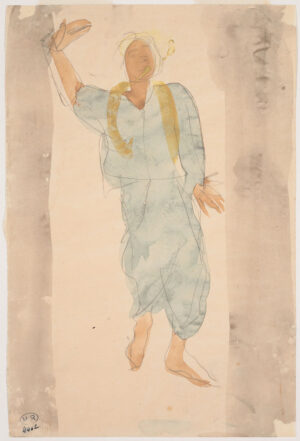 Danseuse cambodgienne de face, Auguste Rodin, 1906, No. 4462.
