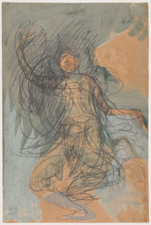 Danseuse cambodgienne de face, Auguste Rodin, 1906, No. 4487.