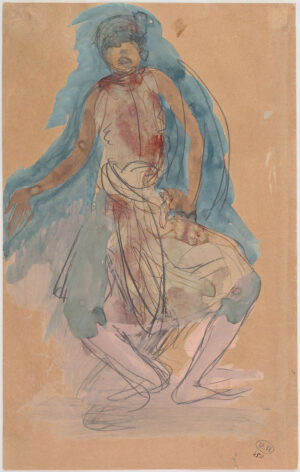 Danseuse cambodgienne de face, Auguste Rodin, 1906, No. 4511.