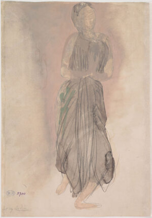 Danseuse cambodgienne, Auguste Rodin, 1906, No. 5700.